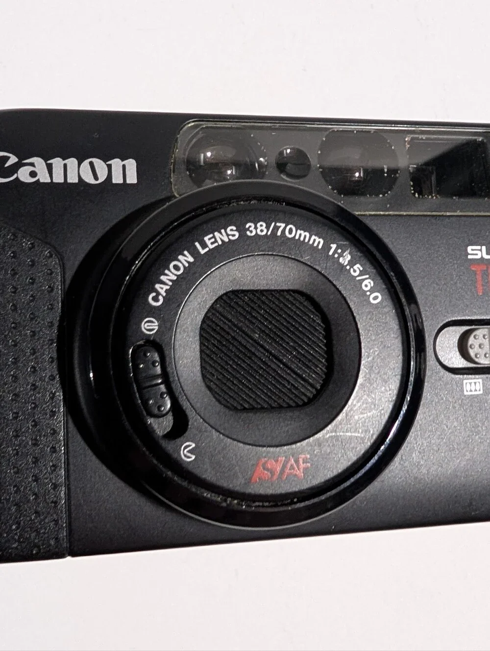Canon Sureshot Telemax 35 mm Film Camera Flash Tested - Picture 7 of 16